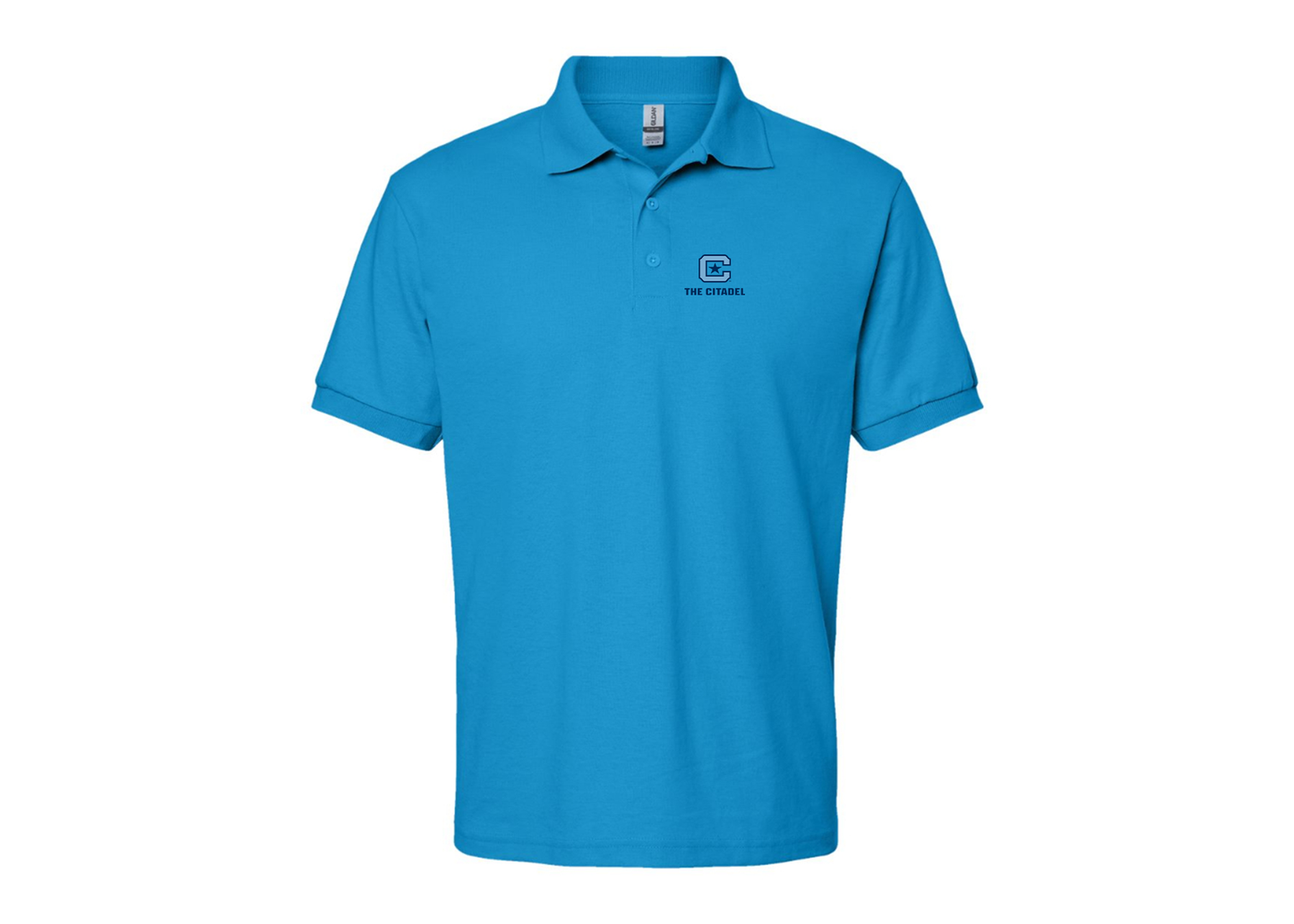 Men' The Citadel Bulldogs Gildan Dry Blend Jersey Polo