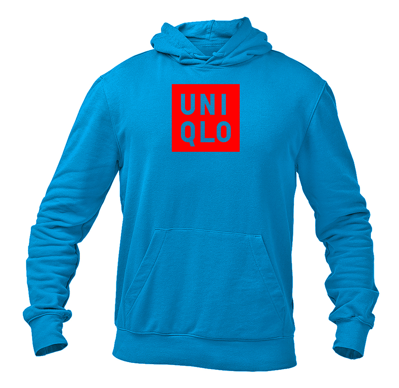 Men's Uniqlo Logo Pullover Hoodie