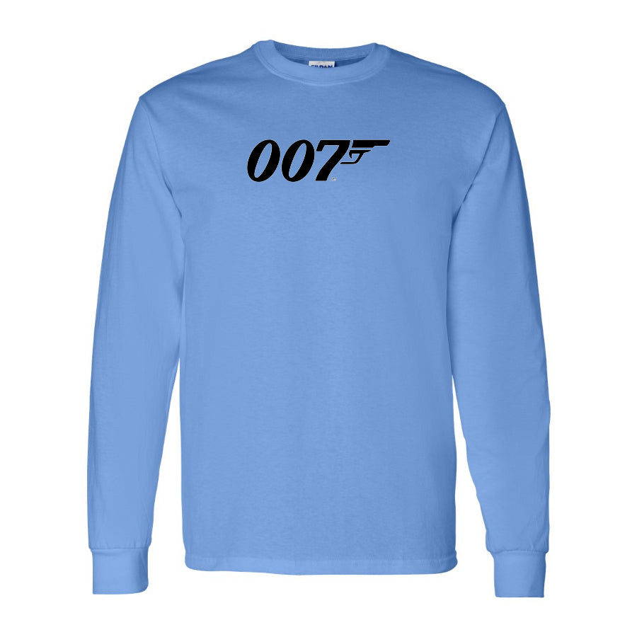 Men's 007 James Bond Movie Long Sleeve T-Shirt