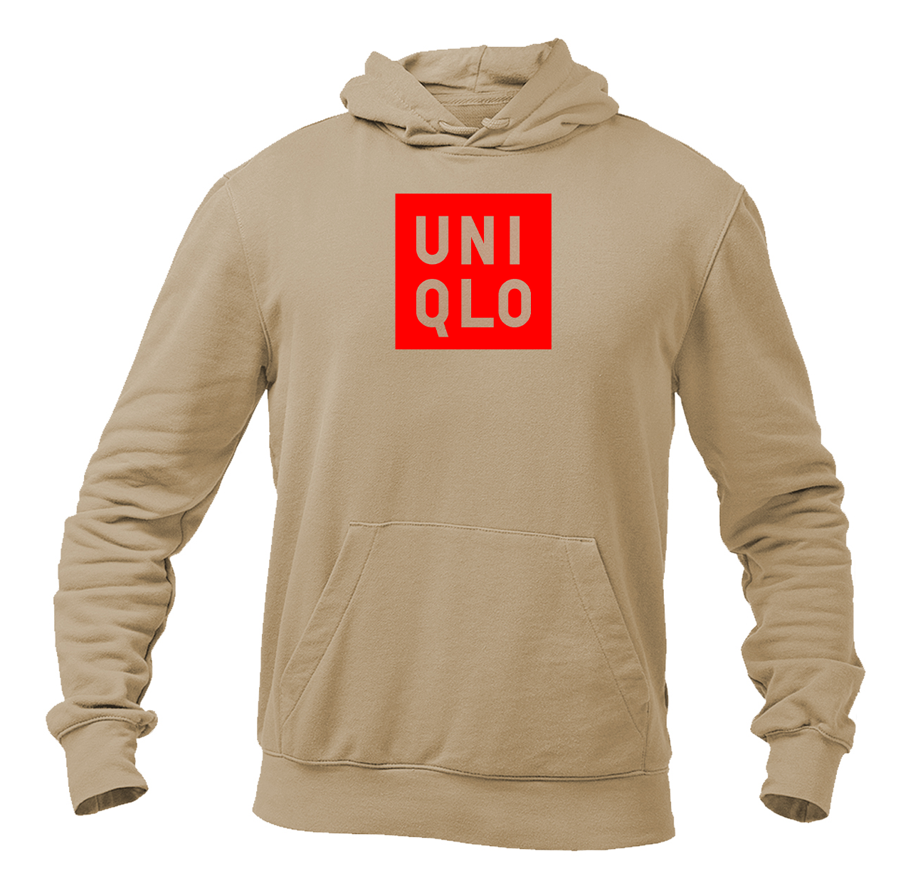 Men's Uniqlo Logo Pullover Hoodie