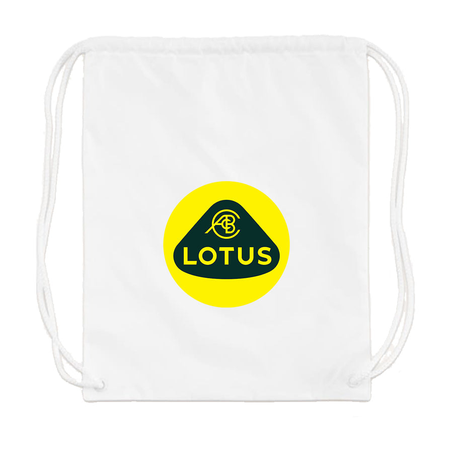 Lotus Car Drawstring Bag