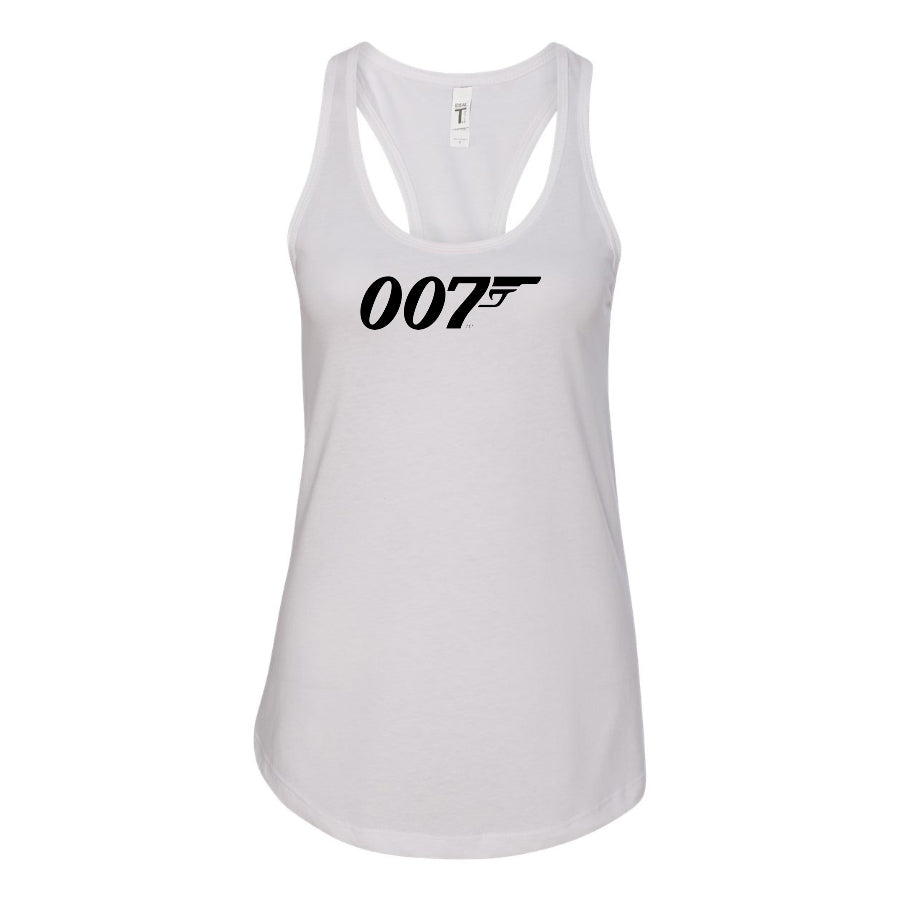 Women's 007 James Bond Movie Racerback Tank Top