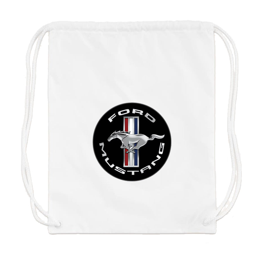 Ford Mustang Motorsport Car Drawstring Bag