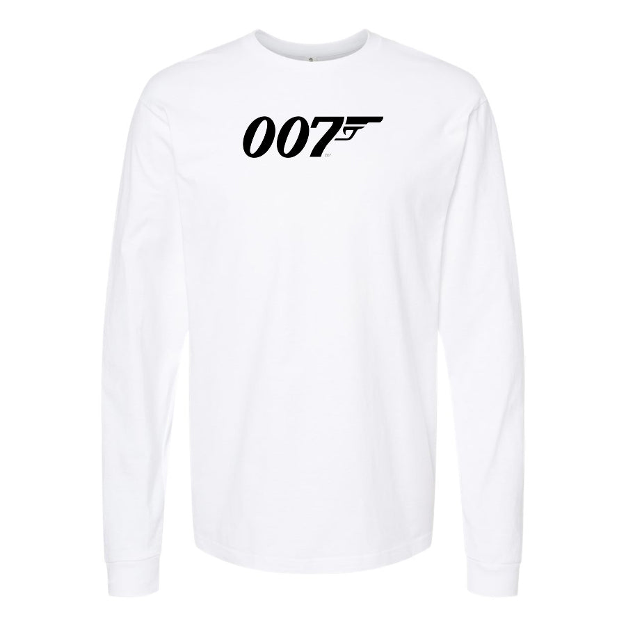 Men's 007 James Bond Movie Long Sleeve T-Shirt