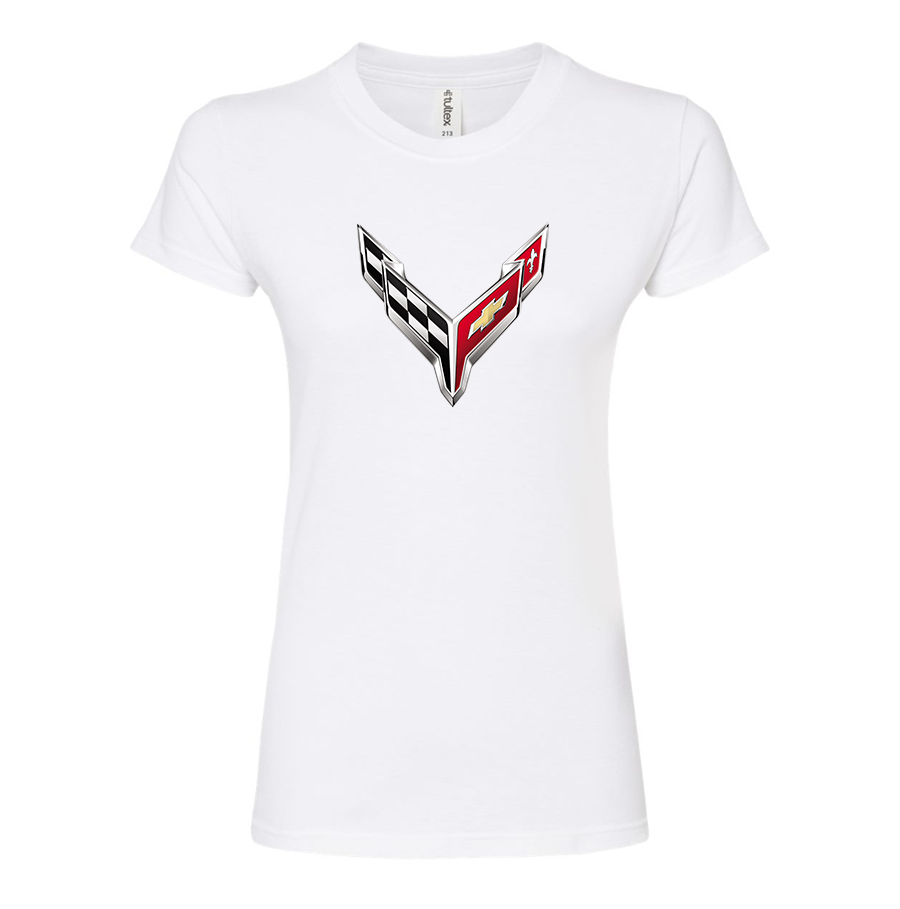 Women’s Chevrolet Corvette Round Neck T-Shirt