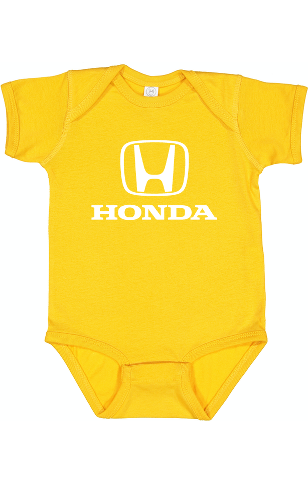 Honda Motorsport Car Baby Romper Onesie