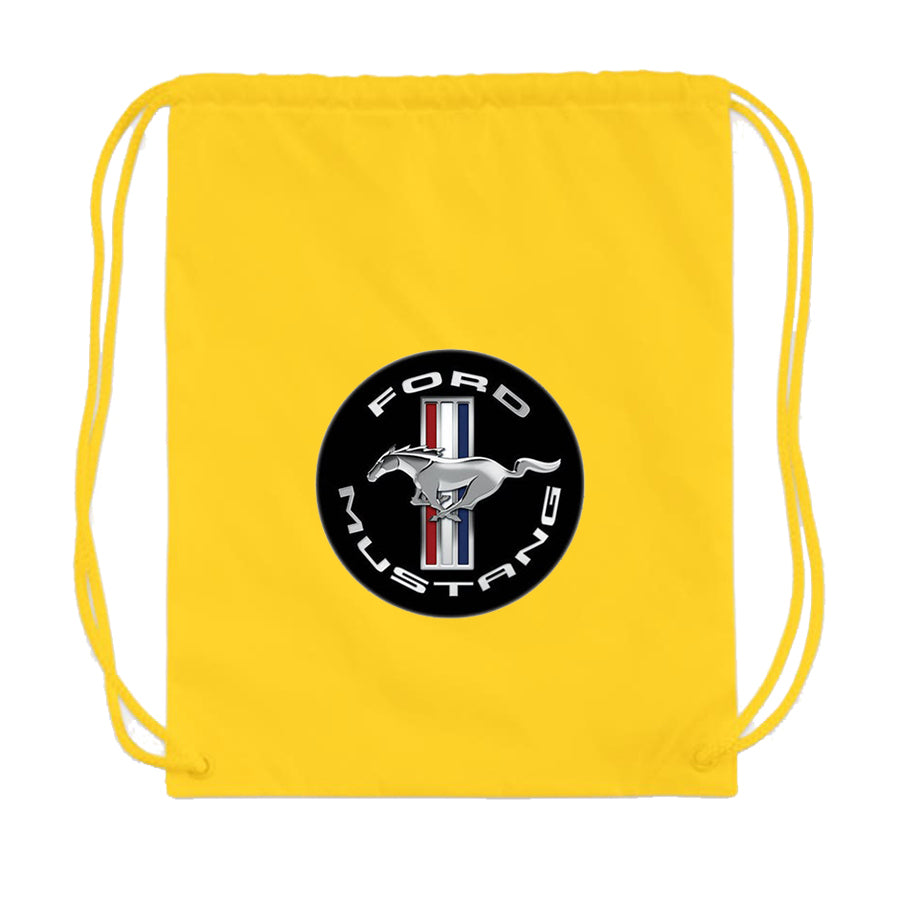 Ford Mustang Motorsport Car Drawstring Bag