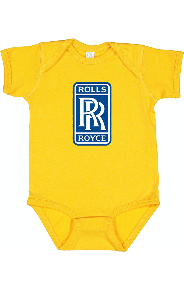 Rolls Royce Motorsport Car Baby Romper Onesie