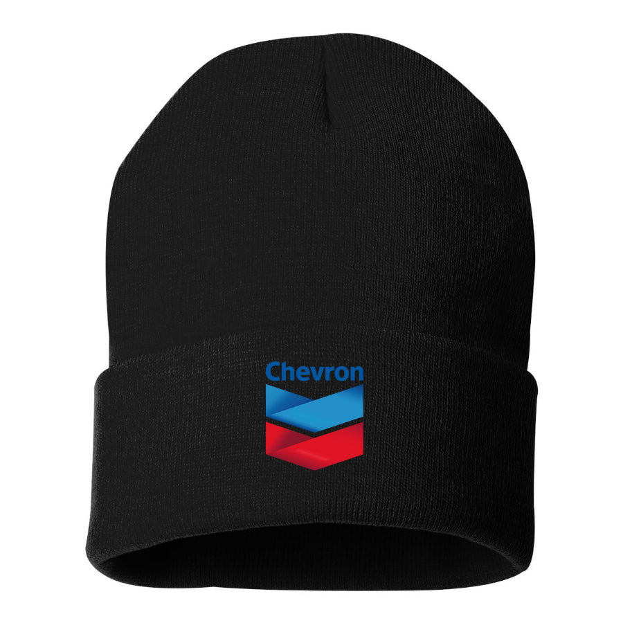 Chevron Gas Station Beanie Hat