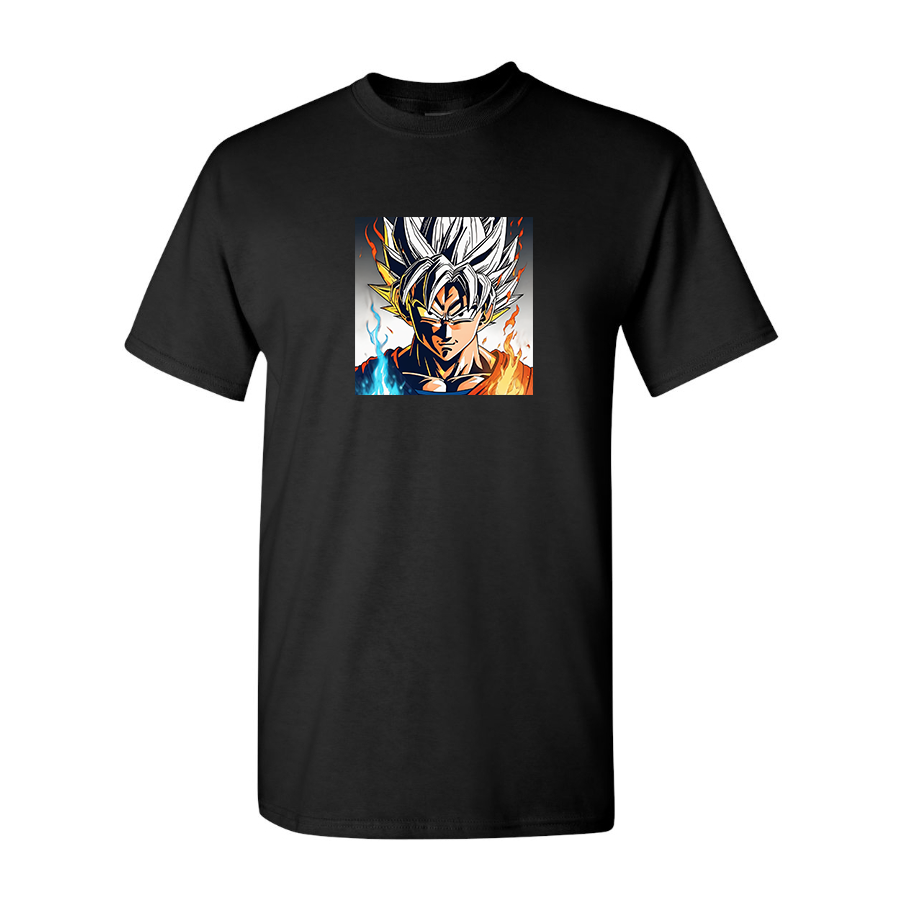 Youth Kids Goku Fire Dragon Ball Z Cartoon Cotton T-Shirt