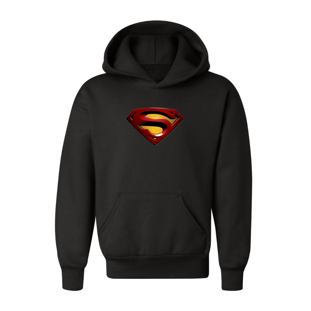 Youth Kids Superman Superhero Pullover Hoodie