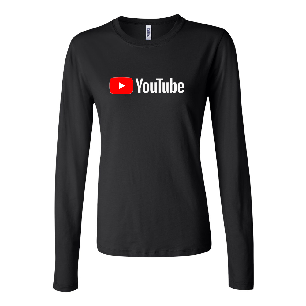 Women's YouTube Social Video Steaming Long Sleeve T-Shirt