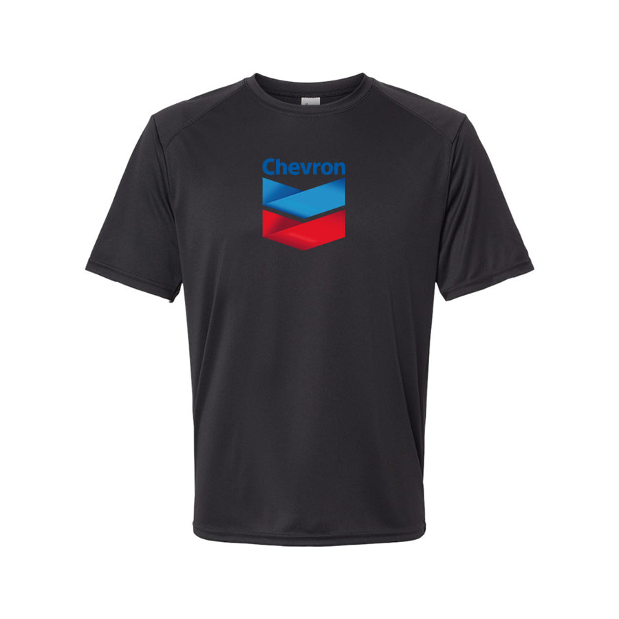 Men's Chevron Gas Station Polyester T-Shirt