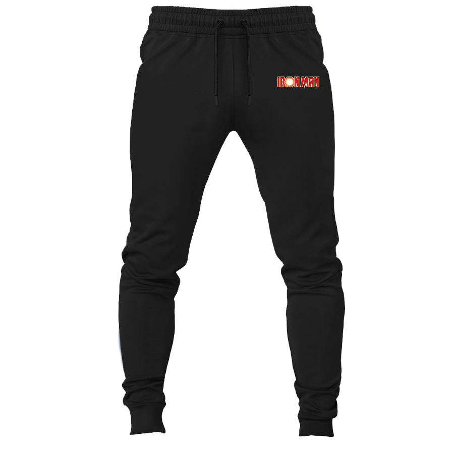 Men's Iron Man Marvel Superhero Joggers Sweatpants