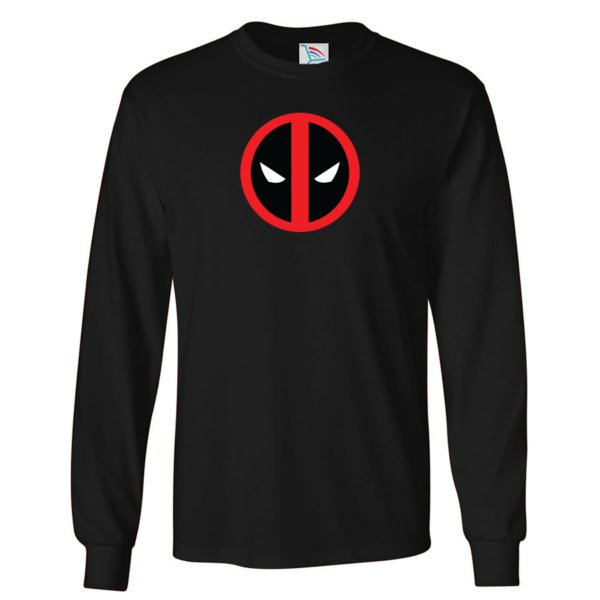 Youth kids Deadpool Marvel Superhero Long Sleeve T-Shirt