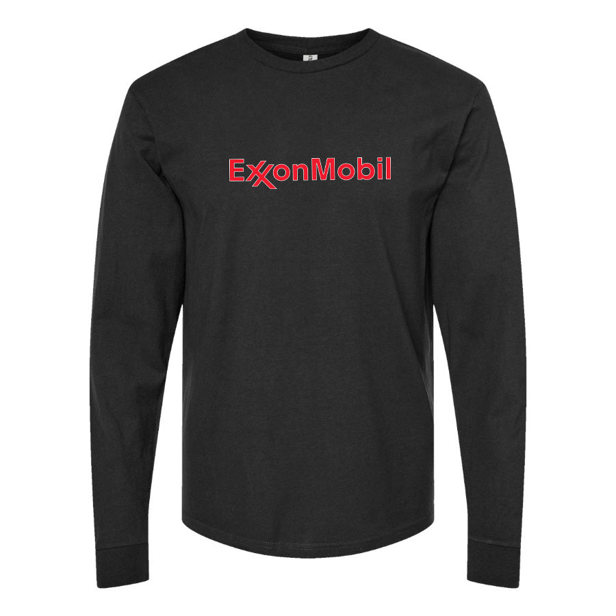 Men's Exxon Mobil Gas Station Long Sleeve T-Shirt