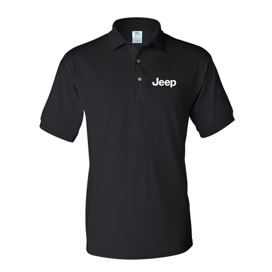 Men’s Jeep Car Dry Blend Polo