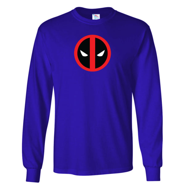 Youth kids Deadpool Marvel Superhero Long Sleeve T-Shirt
