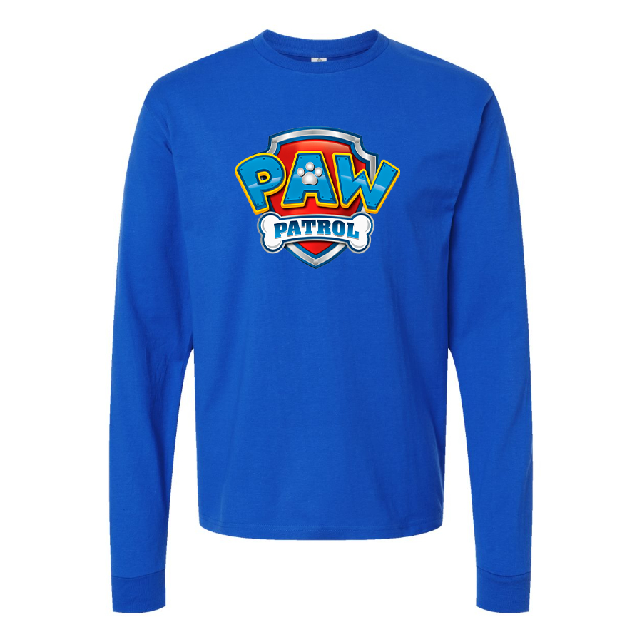 Youth Kids Paw Patrol Cartoon Long Sleeve T-Shirt