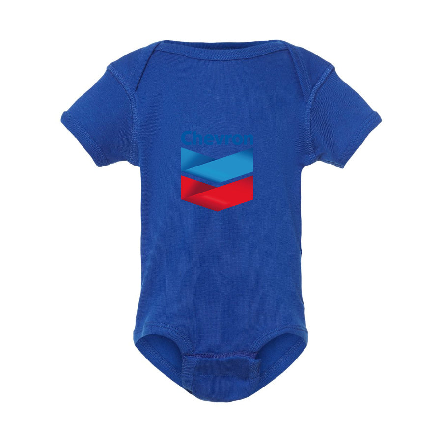Chevron Gas Station Baby Romper Onesie