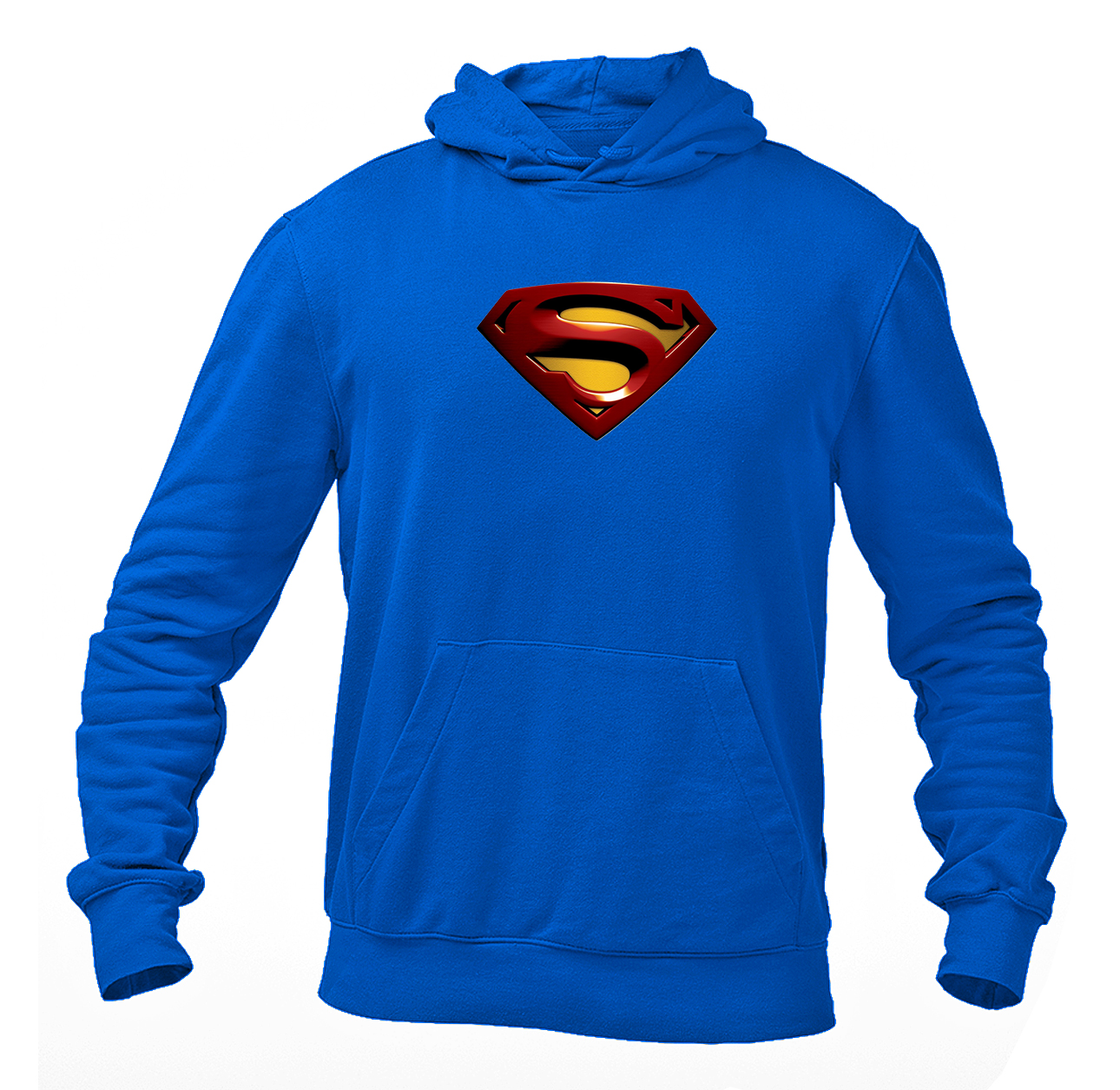 Men's Superman Superhero Pullover Hoodie