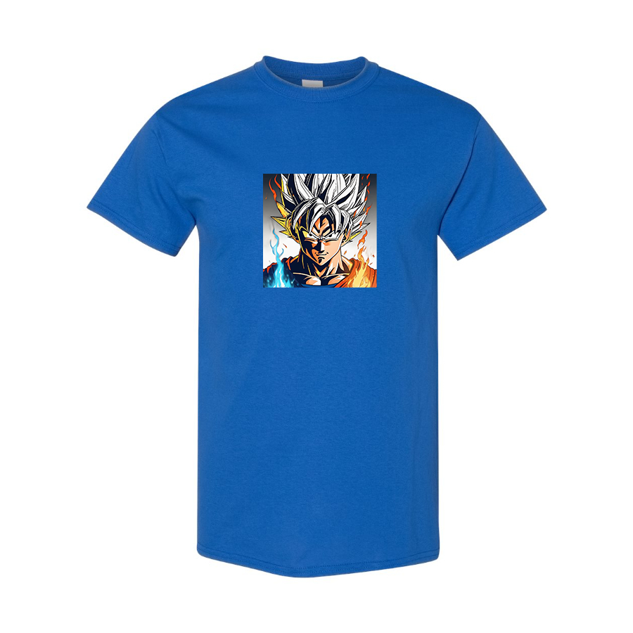 Youth Kids Goku Fire Dragon Ball Z Cartoon Cotton T-Shirt