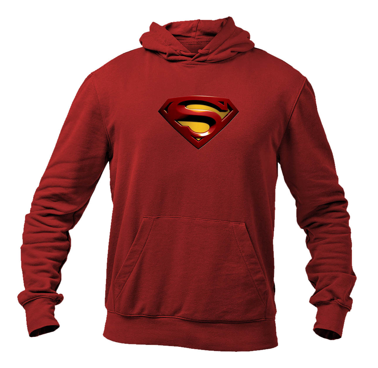 Men's Superman Superhero Pullover Hoodie