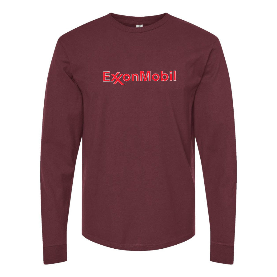 Men's Exxon Mobil Gas Station Long Sleeve T-Shirt