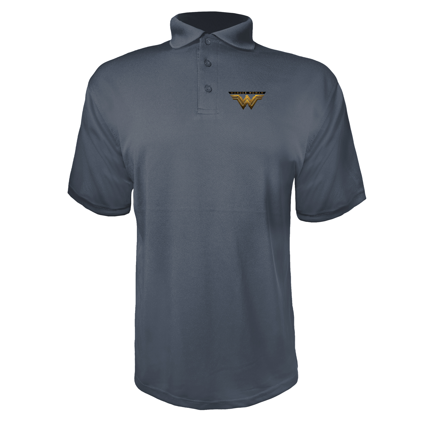 Men's Wonder Woman DC Superhero Polyester Polo