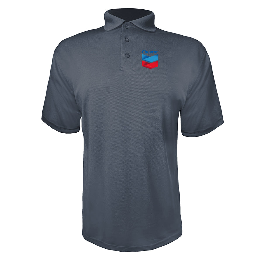 Men's Chevron Gas Station Polyester Polo