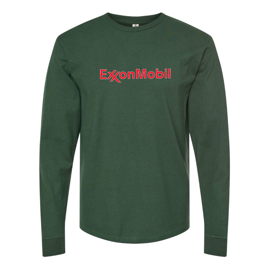 Men's Exxon Mobil Gas Station Long Sleeve T-Shirt