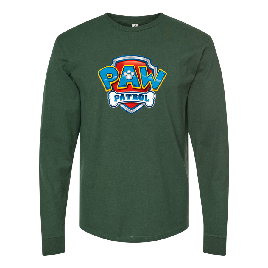 Youth Kids Paw Patrol Cartoon Long Sleeve T-Shirt