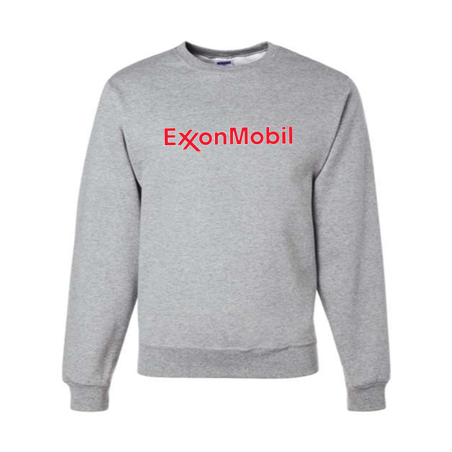 Men's Exxon Mobil Gas Station Crewneck Sweatshirt