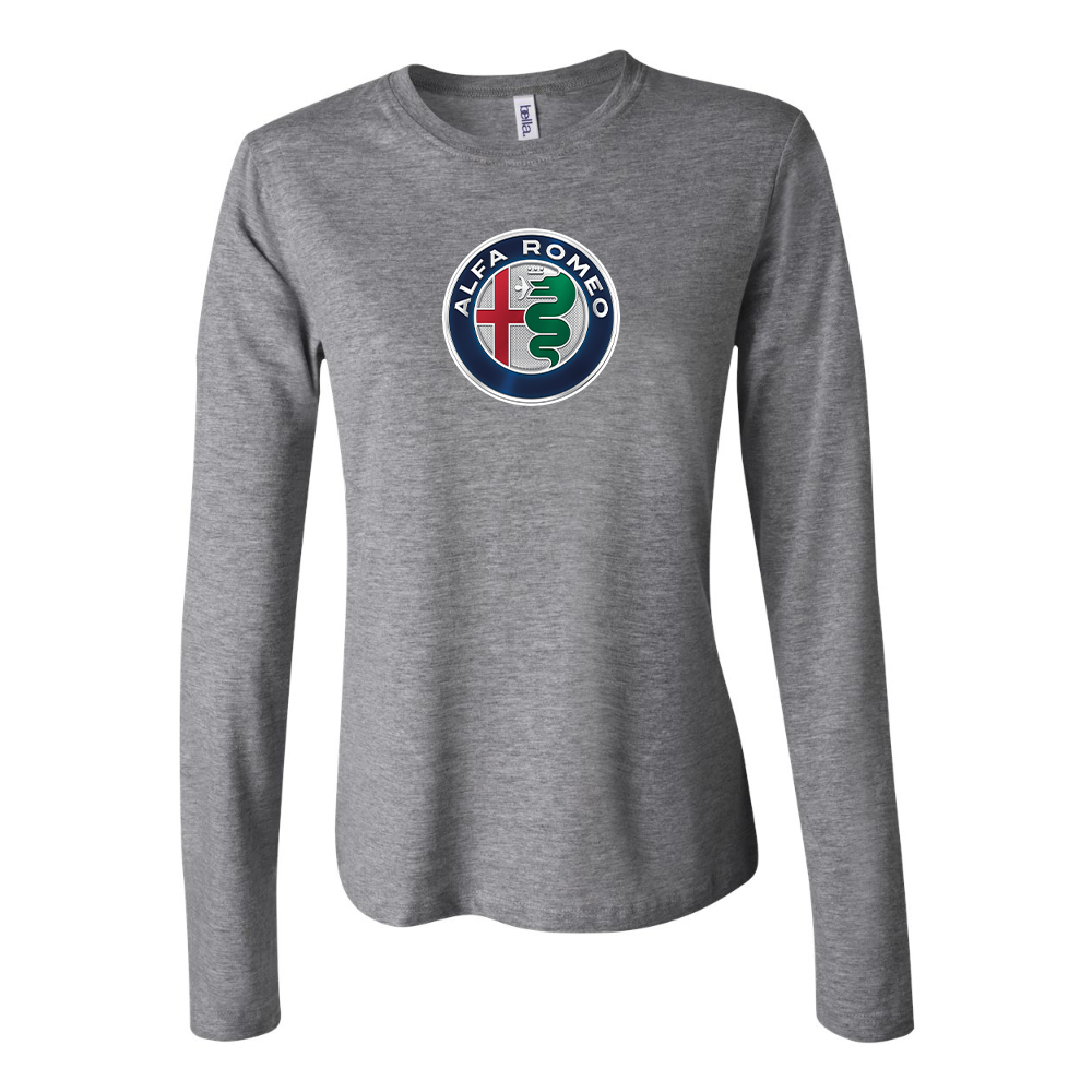 Women's Alfa Romeo Car Long Sleeve T-Shirt