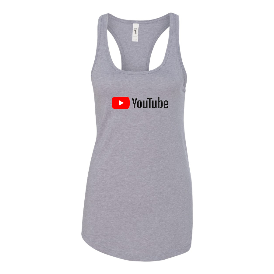 Women's YouTube Social Video Steaming Racerback Tank Top