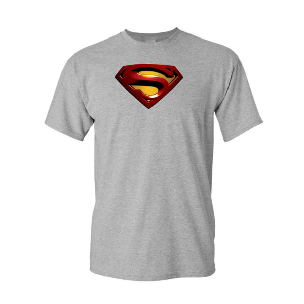 Youth Kids Superman Superhero Cotton T-Shirt
