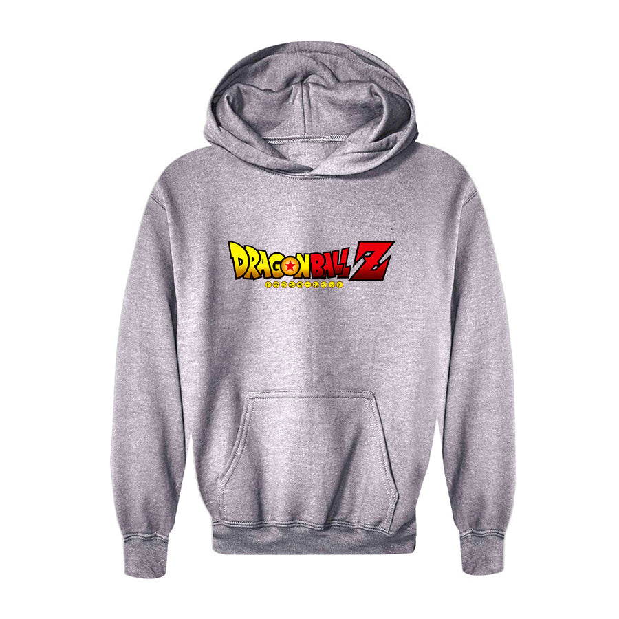 Youth Kids Dragon Ball Z Cartoon Title Pullover Hoodie
