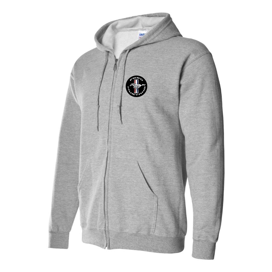 Men’s Ford Mustang Motorsport Car Zipper Hoodie