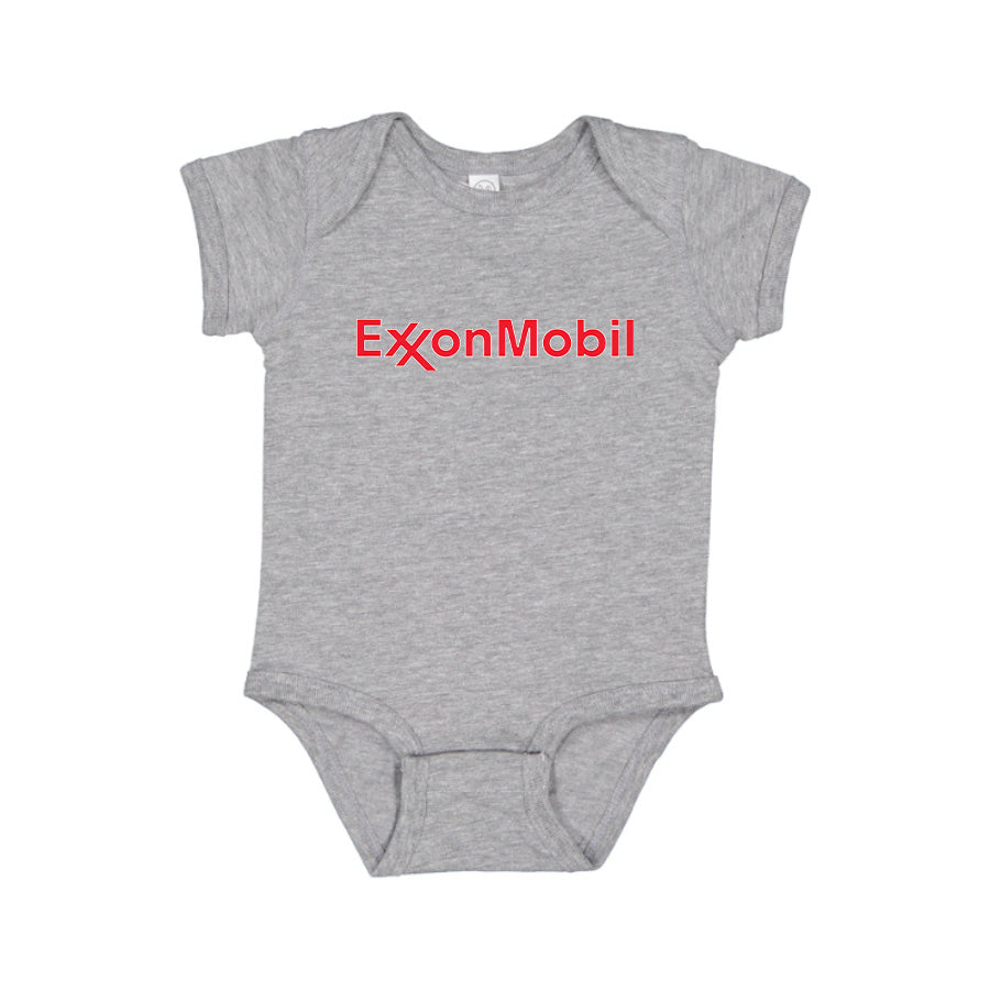 Exxon Mobil Gas Station Baby Romper Onesie