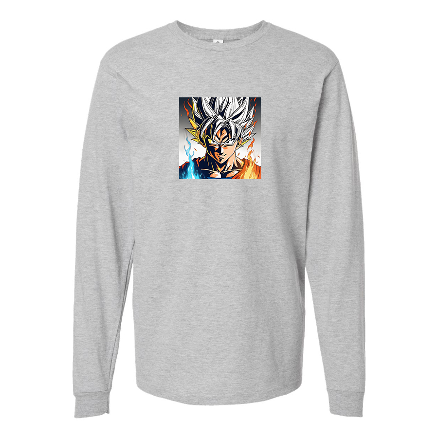 Youth Kids Goku Fire Dragon Ball Z Cartoon Long Sleeve T-Shirt