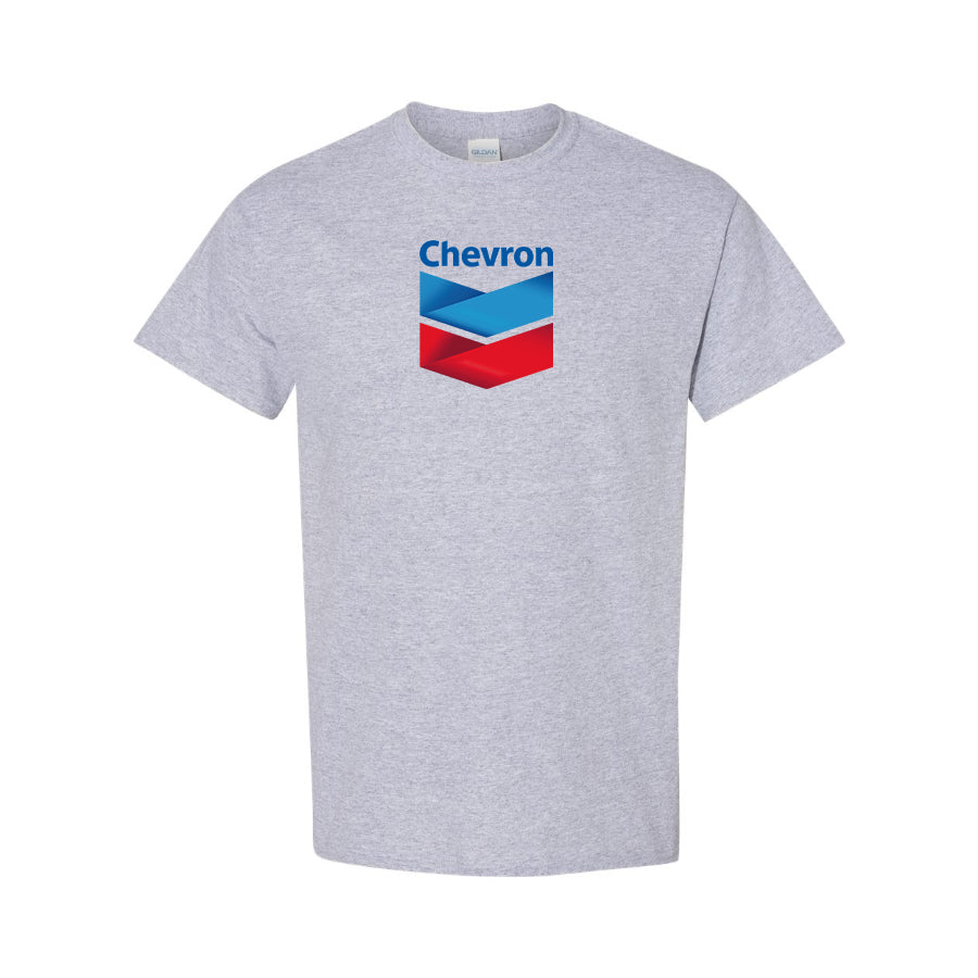 Men's Chevron Gas Station Cotton T-Shirt