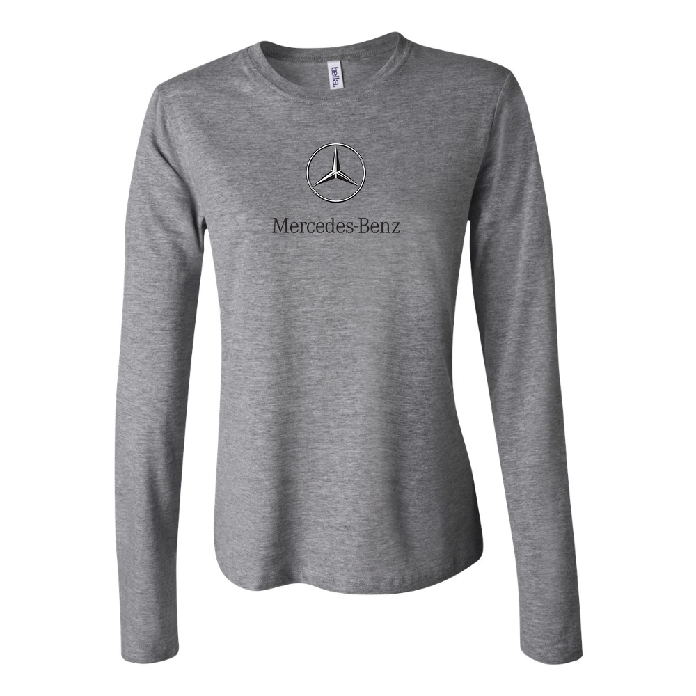 Women's Mercedes-Benz Luxury Car Long Sleeve T-Shirt