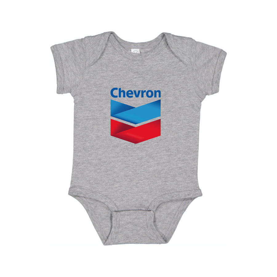 Chevron Gas Station Baby Romper Onesie