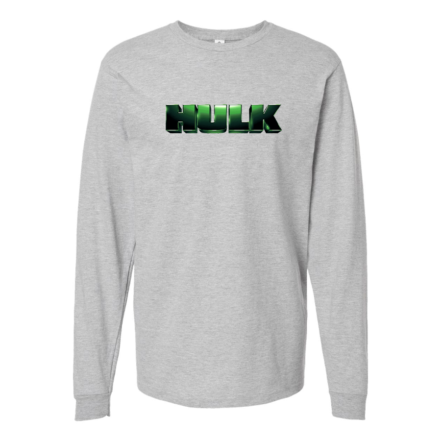 Youth Kids The Hulk Marvel Superhero Long Sleeve T-Shirt