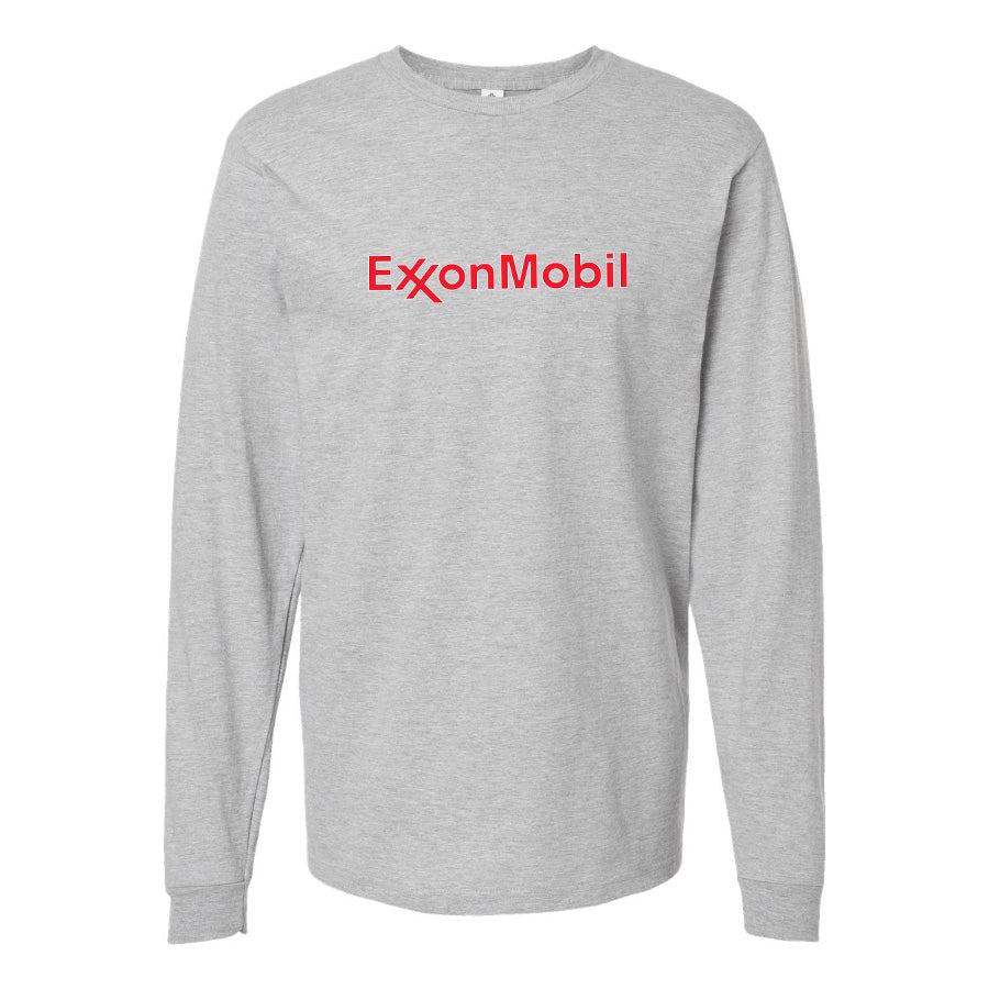 Men's Exxon Mobil Gas Station Long Sleeve T-Shirt