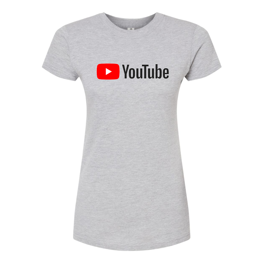 Women's YouTube Social Video Steaming Round Neck T-Shirt