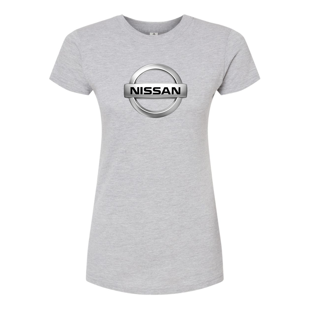 Women’s Nissan Motorsport Car Round Neck T-Shirt