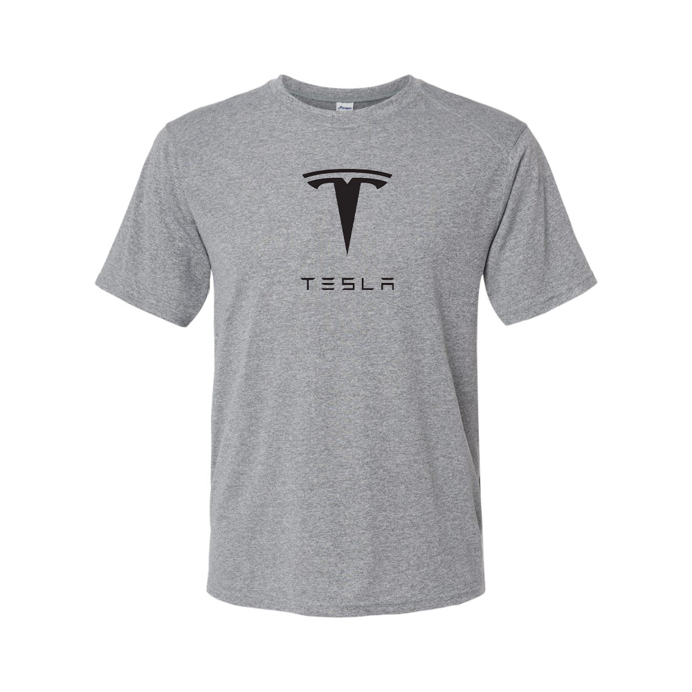 Men’s Tesla Motorsports Car Polyester T-Shirt