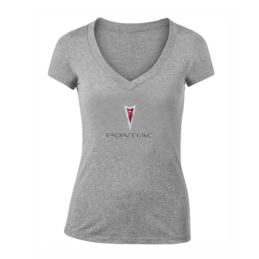 Women's Pontiac Car V-Neck T-Shirt