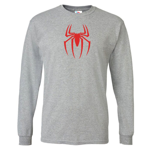 Youth Kids Spiderman Marvel Avengers Superhero Long Sleeve T-Shirt